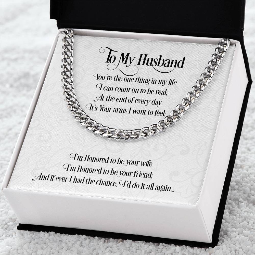 To My Husband | Cuban Link Chain