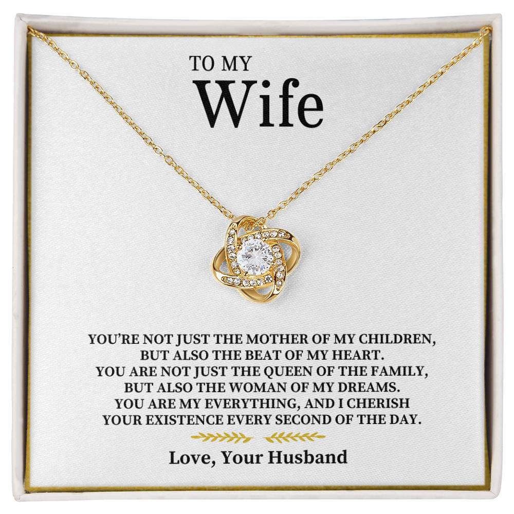 To My Wife | Love Knot Necklace