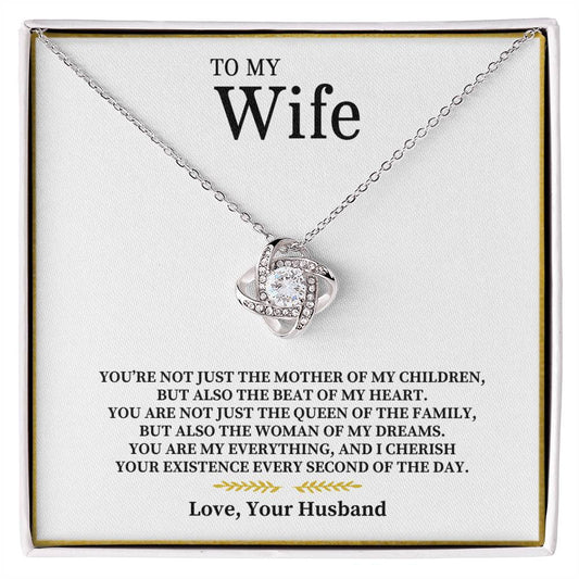 To My Wife | Love Knot Necklace