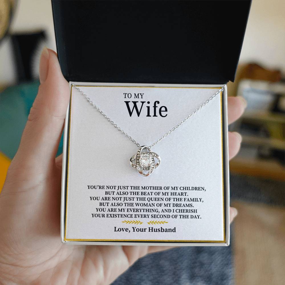 To My Wife | Love Knot Necklace
