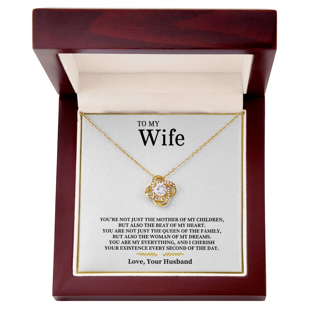 To My Wife | Love Knot Necklace